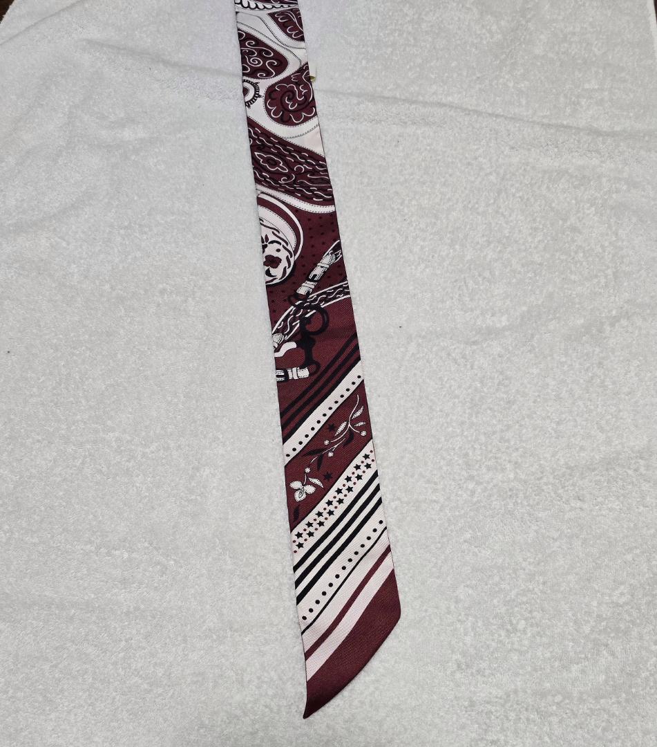 未使用 HERMES エルメス Twilly ツイリー バンダナ スカーフ