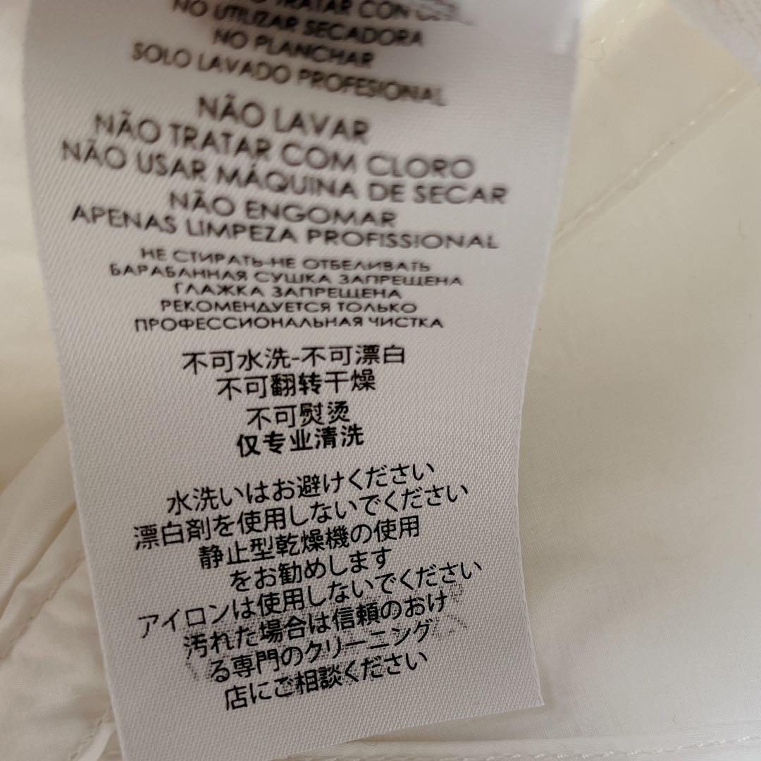 【人気✨】BALENCIAGA ベースボールキャップ ホワイト　ロゴ　Lサイズ