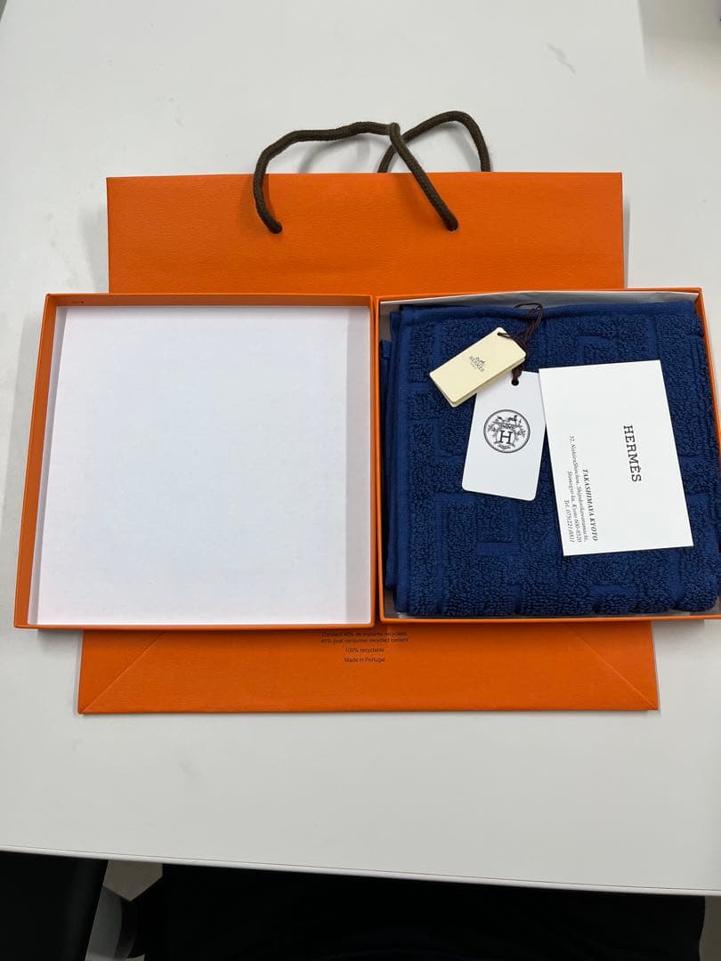 HERMES ハンドタオル 未使用