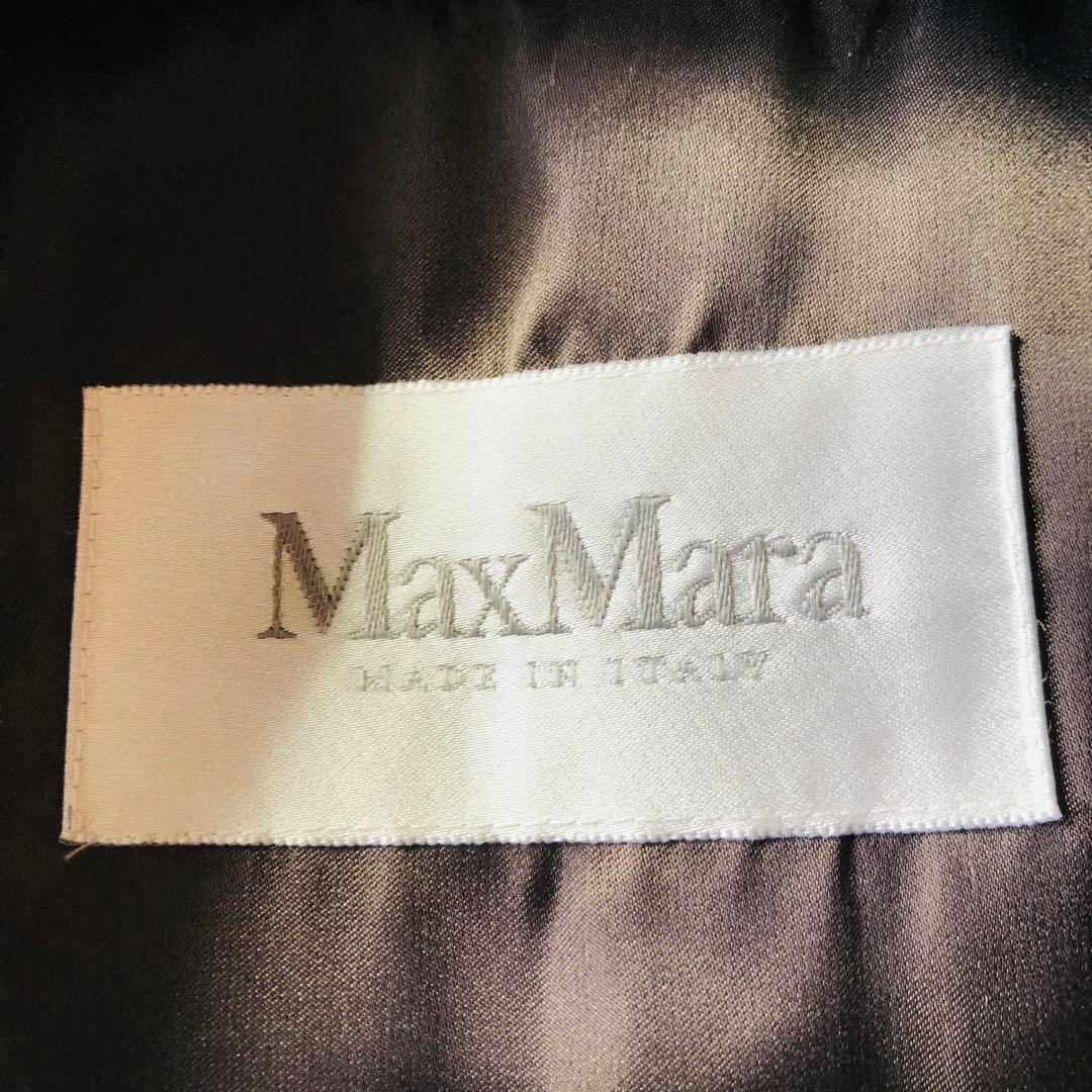 希少色✨美品 マックスマーラ マニュエラコート アルパカ 女優襟 オリーブ 40