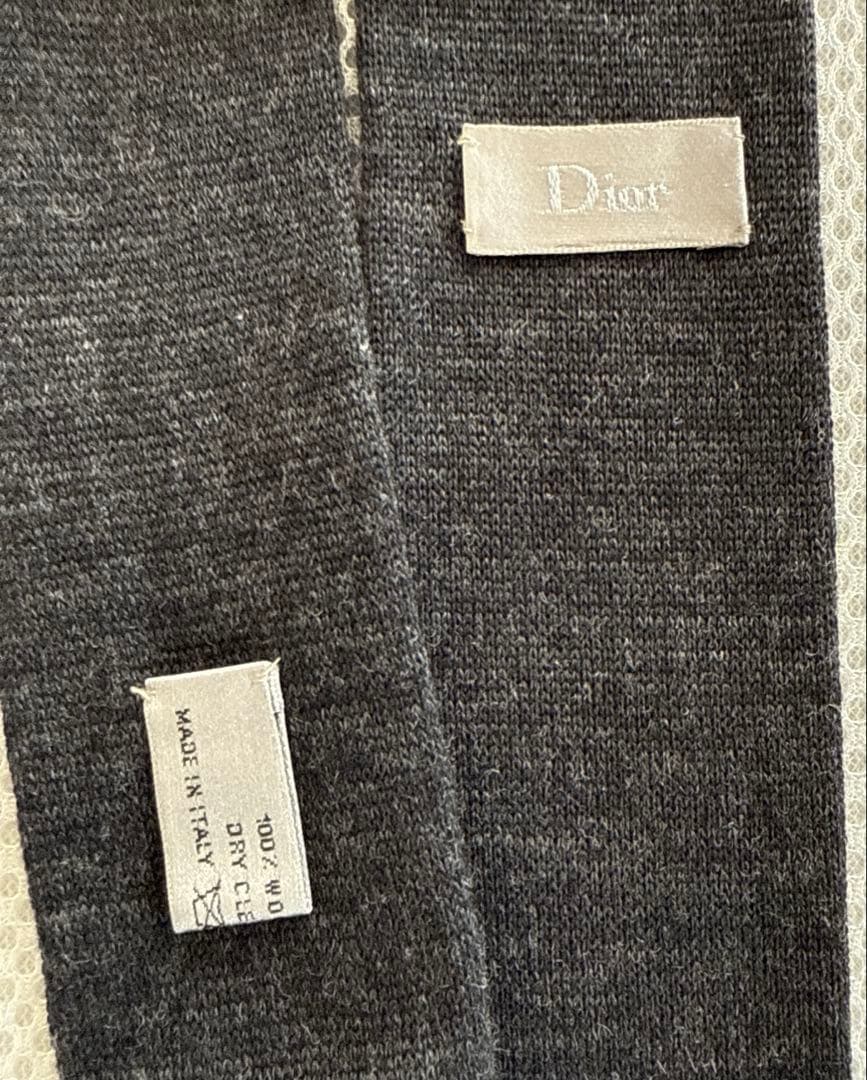 Dior Homme ダークグレー ネクタイ
