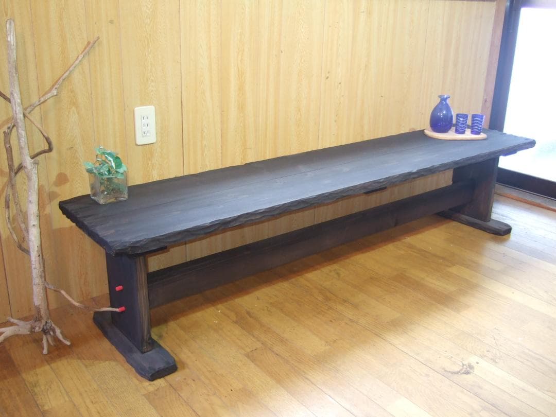 ●こだわり製作！創りたて！大型ベンチ●大きい文机