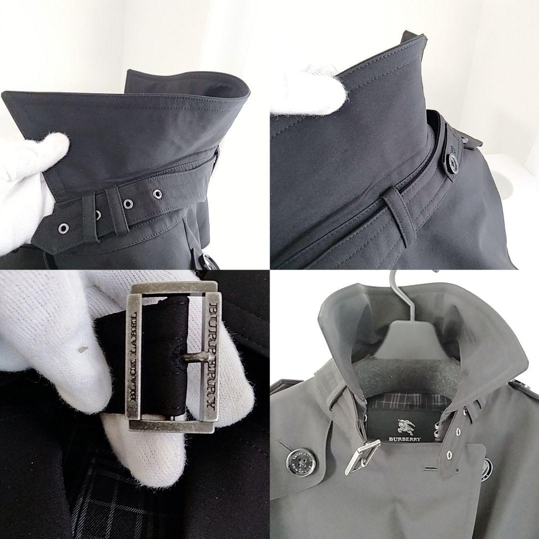 超美品　BURBERRY ダブルブレスト トレンチコート ブラック 日本製