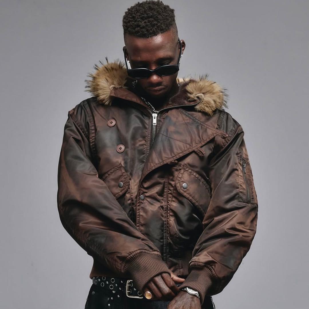 ANDER HUNK Faded N2B Flight Jacket ブラウン
