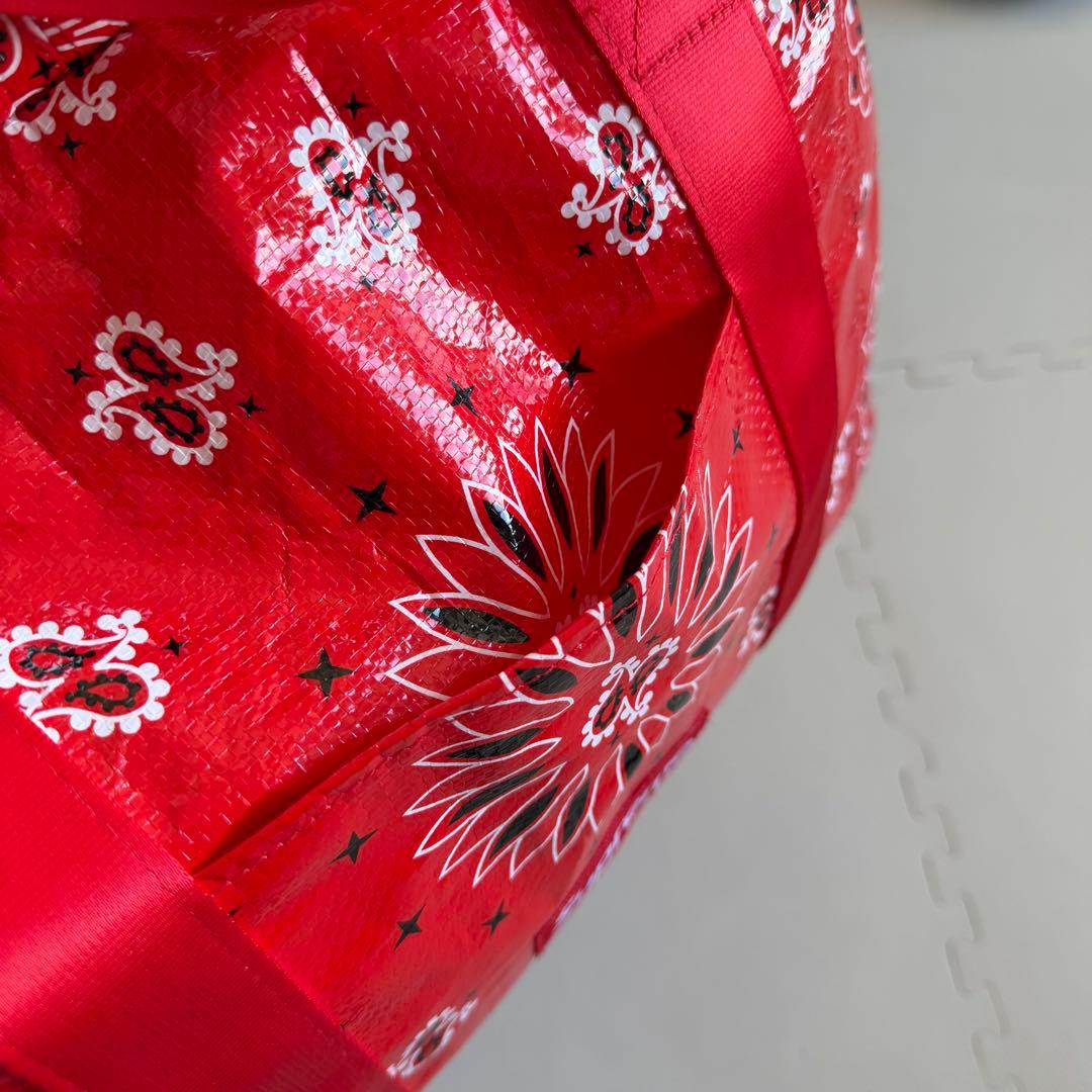 新品Supreme Bandana Tarp Large Duffle Bag