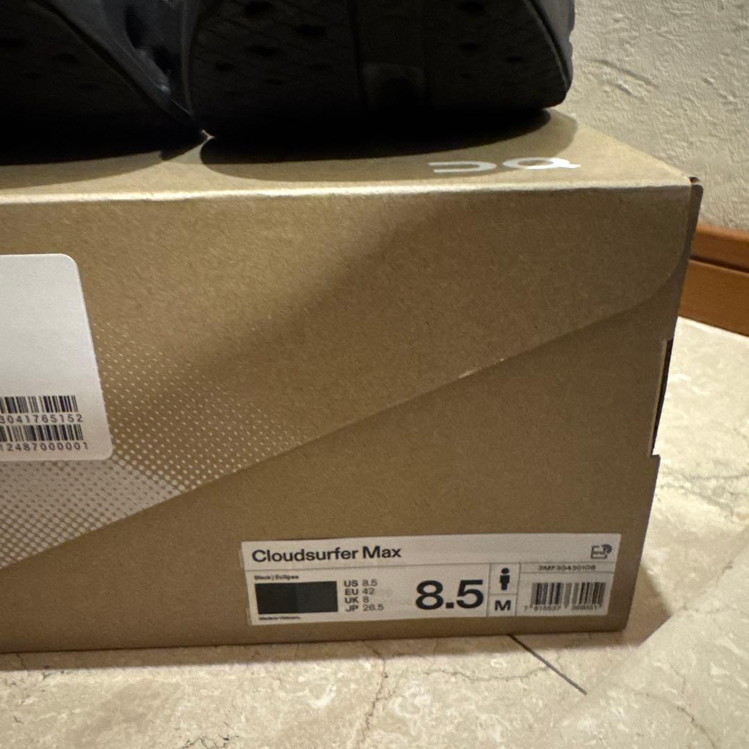 On Cloudsurfer Max オン クラウドサーファー マックス 黒