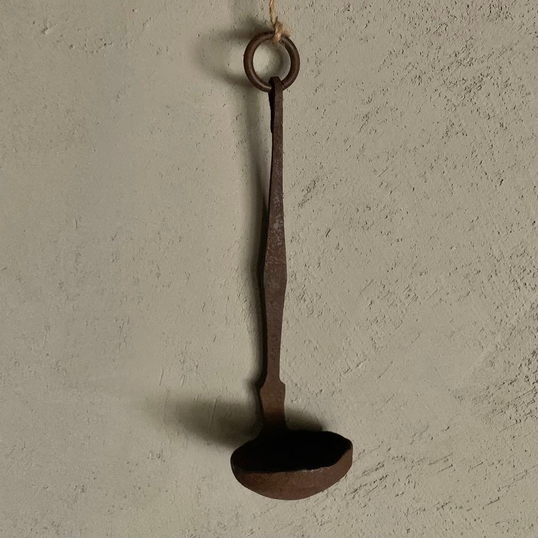 西洋 仏蘭西 鉄製 灯明器 灯火器 坂田さん的 古道具 アンティーク 古美術