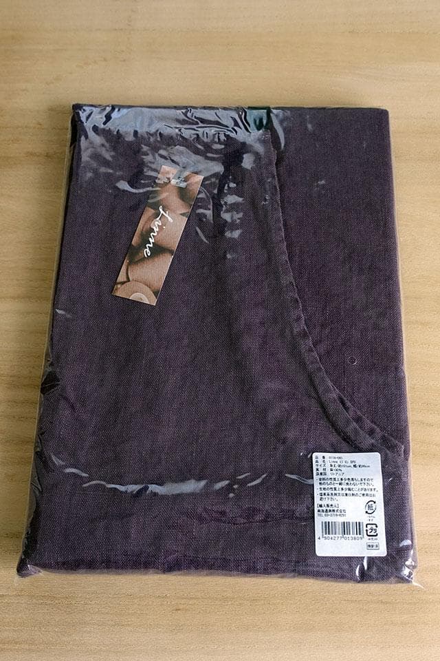 リトアニア製　Linne　リネン/麻　キッチンエプロン DPU