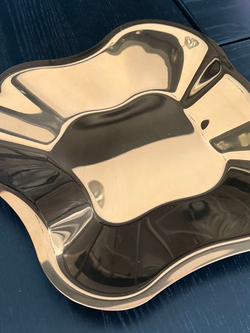 絶版　イッタラ　希少　アルヴァ・アアルト　ステンレス　トレイ　ローズゴールド