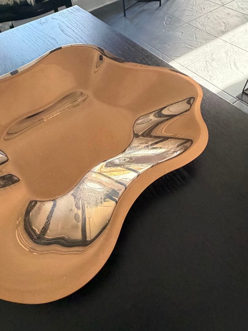 絶版　イッタラ　希少　アルヴァ・アアルト　ステンレス　トレイ　ローズゴールド