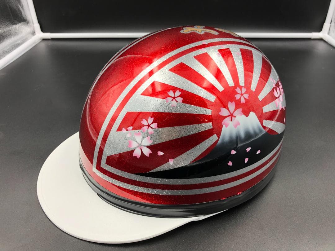 コルク半　カスタム　富士日章　キャンディレッド　桜　高級クリヤ送料無料
