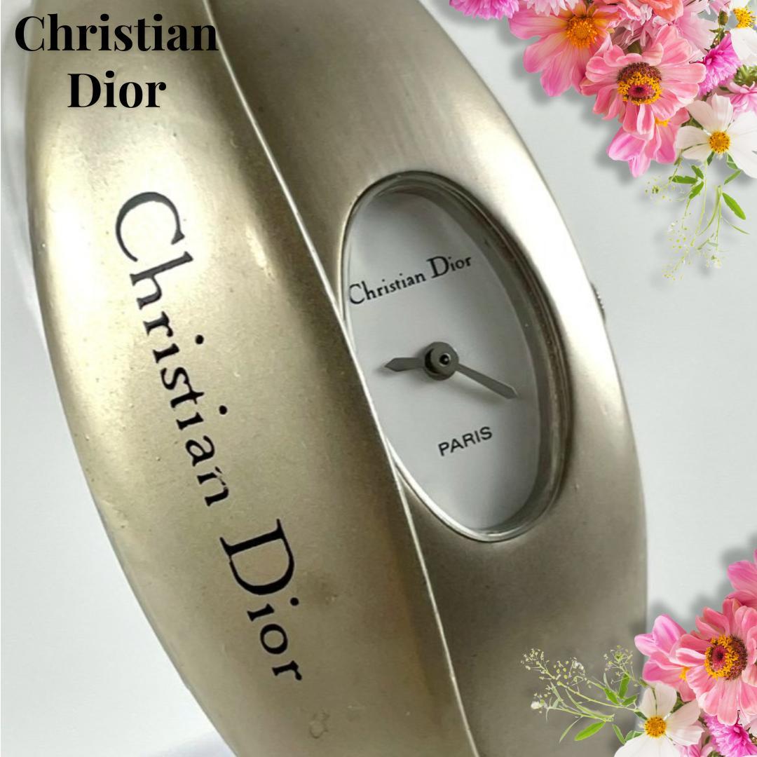 稼働 新品電池✨Christian Dior バングル 腕時計 WB8101