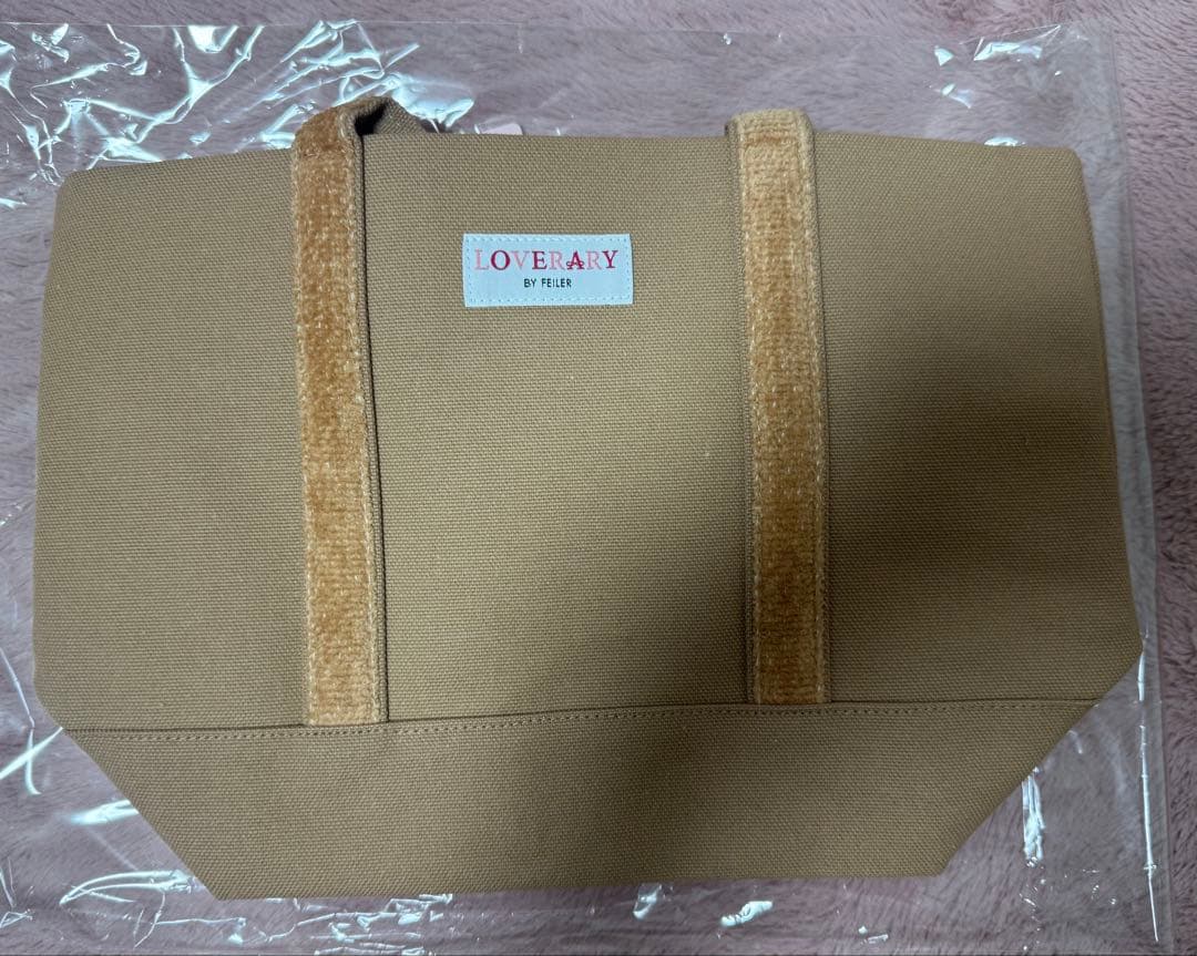 【新品・未使用品】オールドテディ　ワッペントートバッグ　L ベージュ