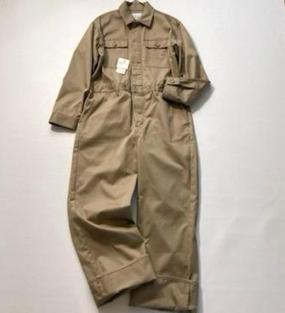 【しんちー】ウィムガゼット　25ss ツイルジャンプスーツ ベージュ