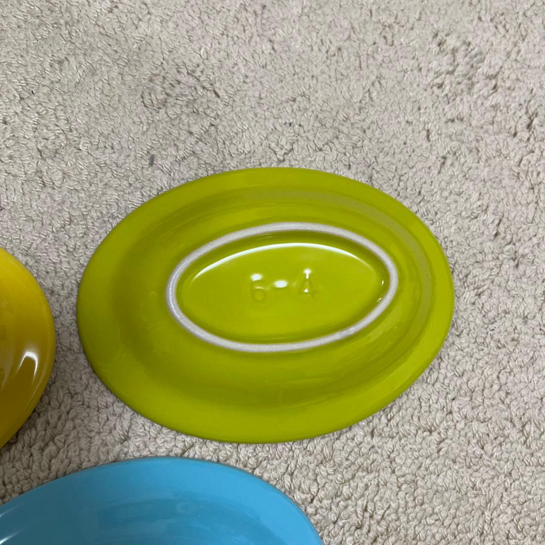 LE CREUSET ミニ・オーバル・プレート（5枚セット ）クールパレット