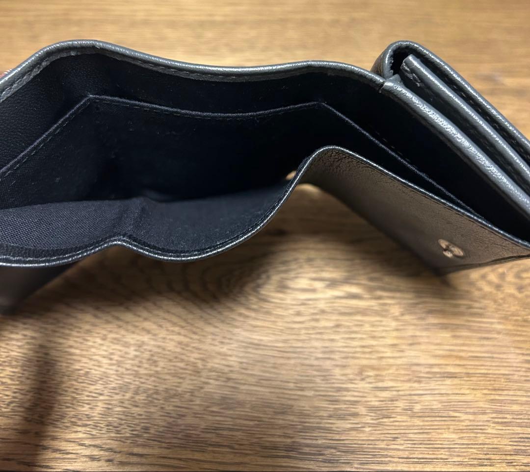 【本日まで】BALENCIAGA 三つ折り財布 ダークグレー