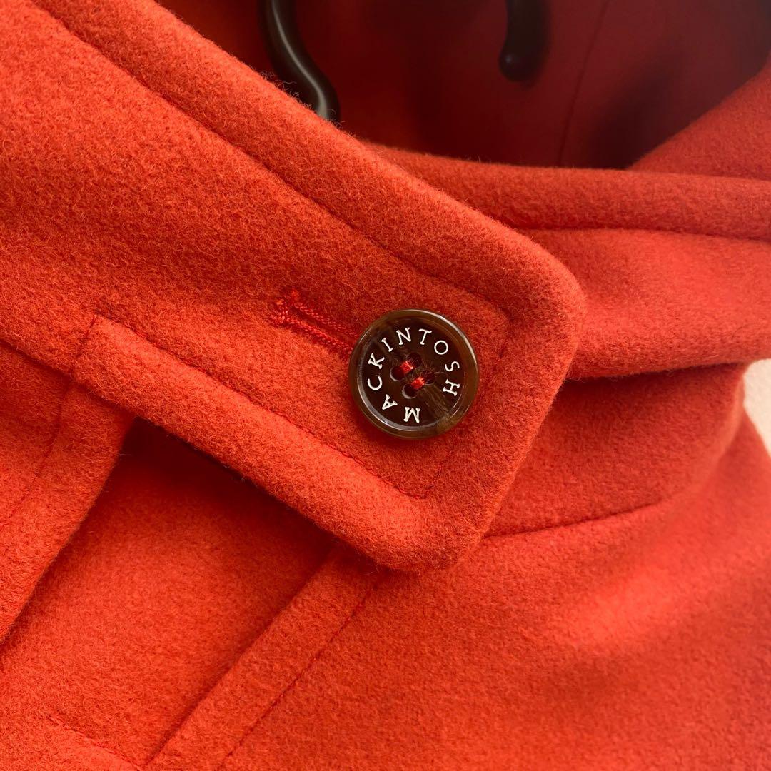 【希少カラー/美品】マッキントッシュ HUMBIE ダッフルコート 4 オレンジ