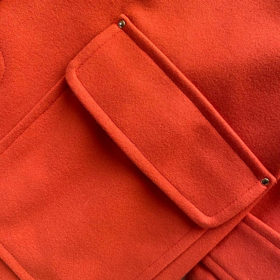 【希少カラー/美品】マッキントッシュ HUMBIE ダッフルコート 4 オレンジ