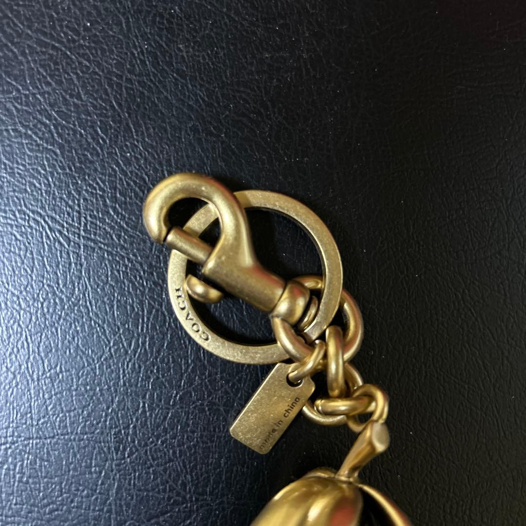 希少✨coach レア　ラフランス　キーホルダー　洋梨　チャーム　キーリング
