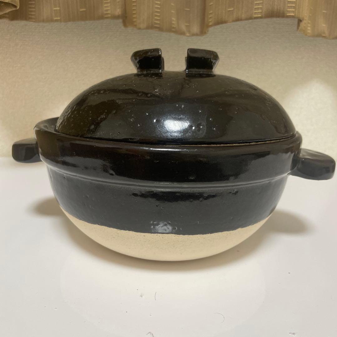 【値引きしました】長谷園　かまどさん　2合炊き　伊賀焼　日本製　土鍋