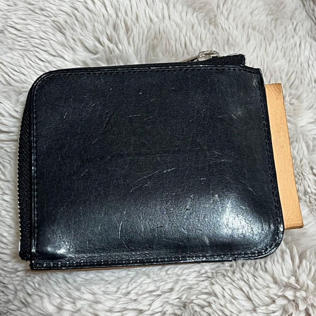 Hender Scheme L purse 黒 二つ折り財布