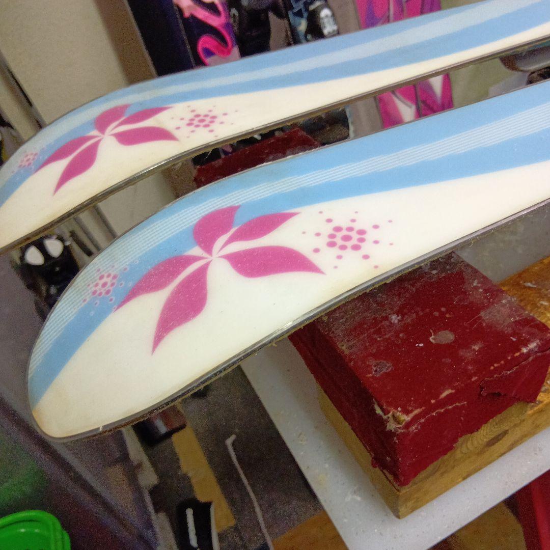 サロモン…メンテナス済 フリースタイル141cm スキー板とスキー靴セット