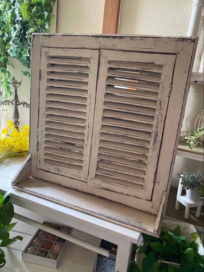 鏡付きシェルフ