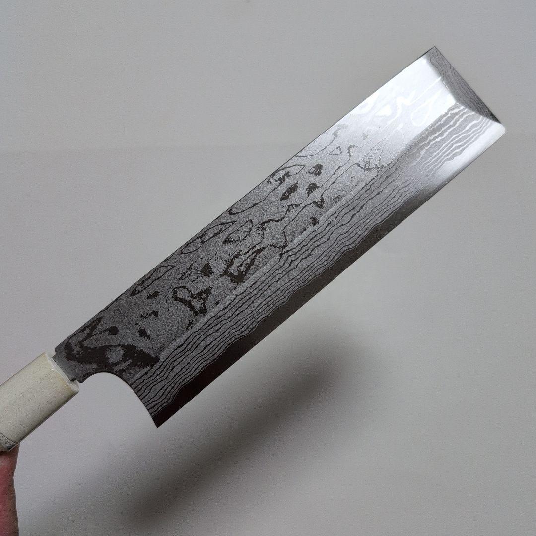 片刃包丁　角型薄刃　北岡英雄作