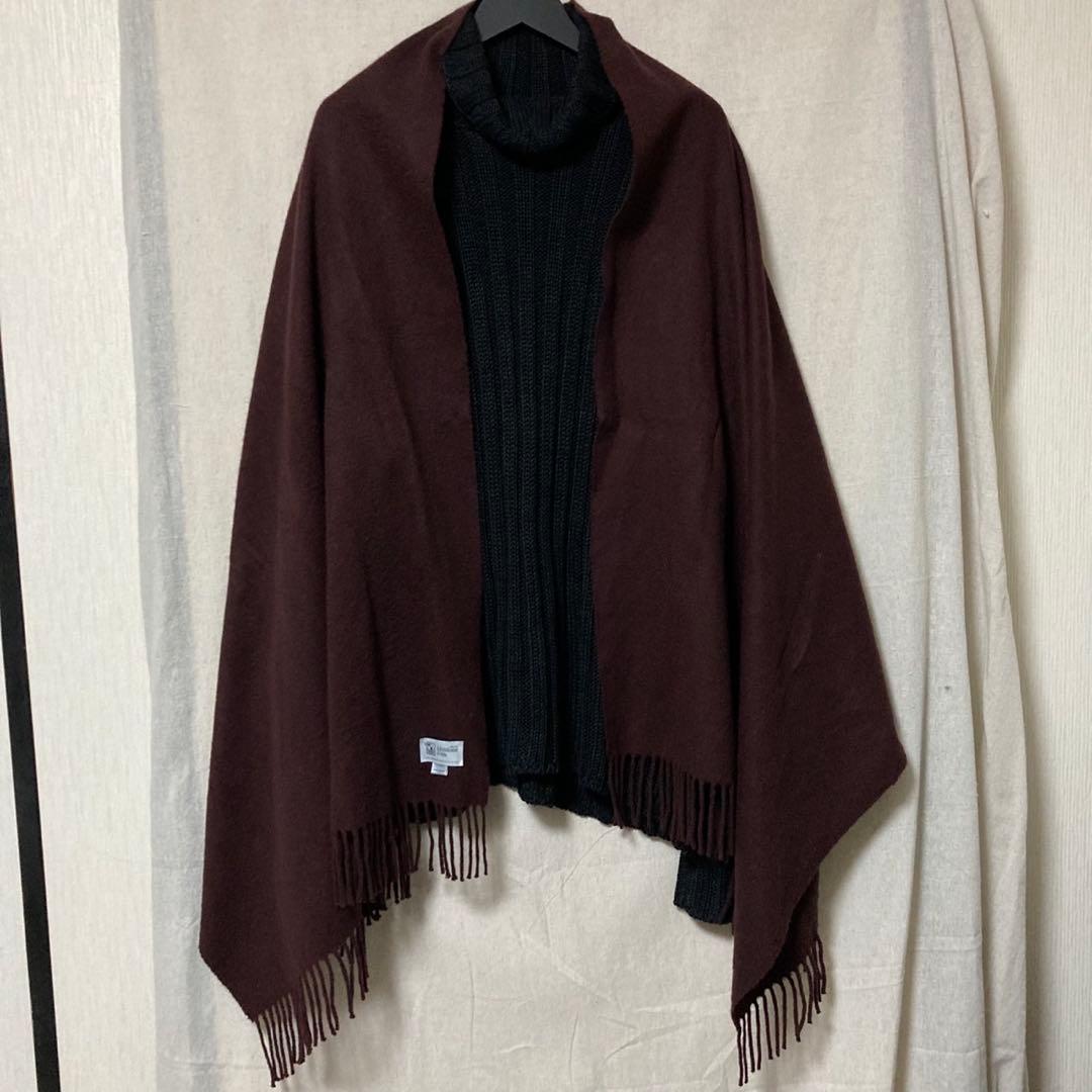 ジョンストンズオブエルガン カシミヤ100% 大判マフラー