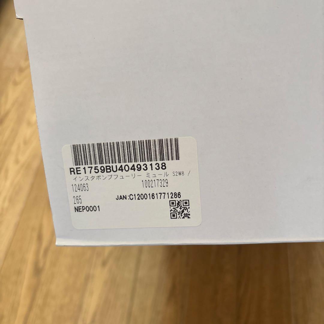 t*i様 新品未使用箱付き定価¥22000インスタポンプフューリー ミュール S