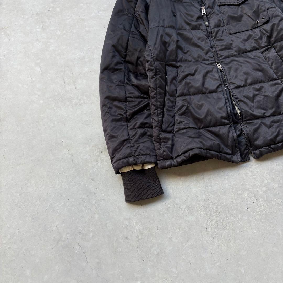 90s ARMANI JEANS 中綿　ボンバージャケット　archive 短丈
