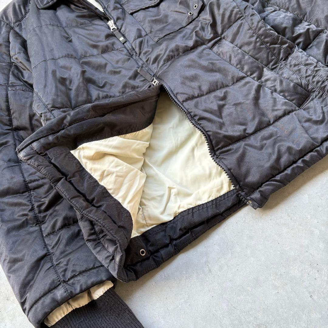 90s ARMANI JEANS 中綿　ボンバージャケット　archive 短丈