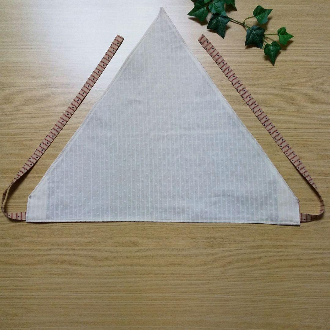 ハンドメイド＊紐つき三角巾(見本)　　ルシアン　カントリー　三角巾