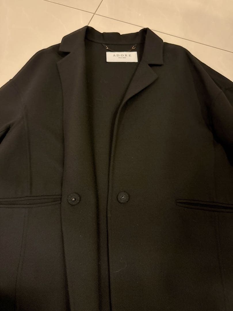 最安値お値下げしました！ADORE ブラック チェスターコート
