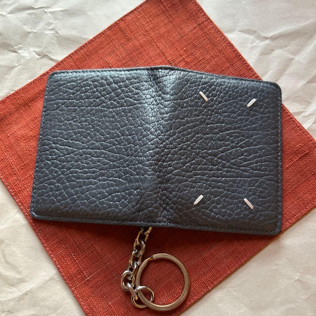 Maison Margiela レザーキーリング付カードケース