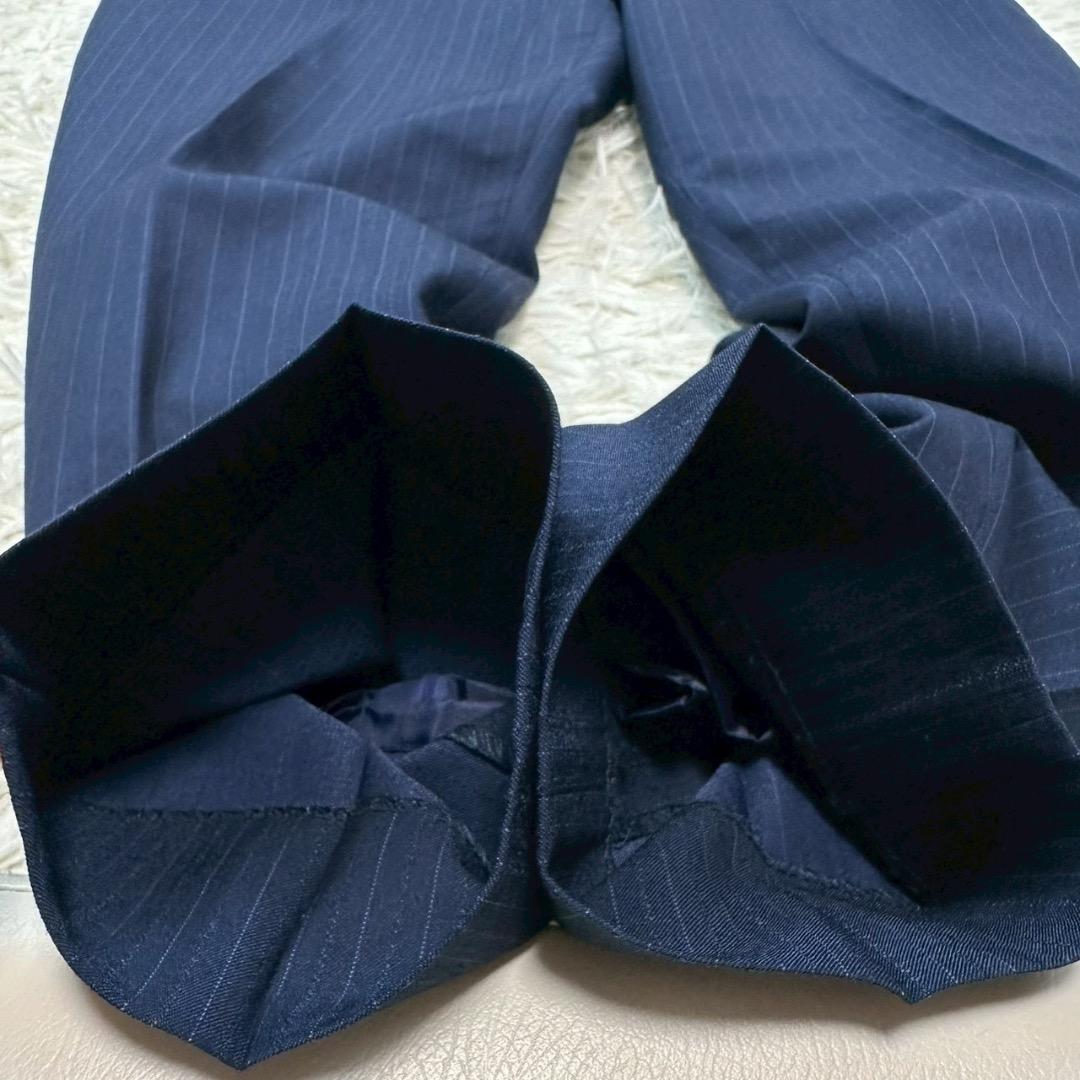 オリヒカ RHYME 洗える ノーカラー 3ピーススーツ Lサイズ ネイビー