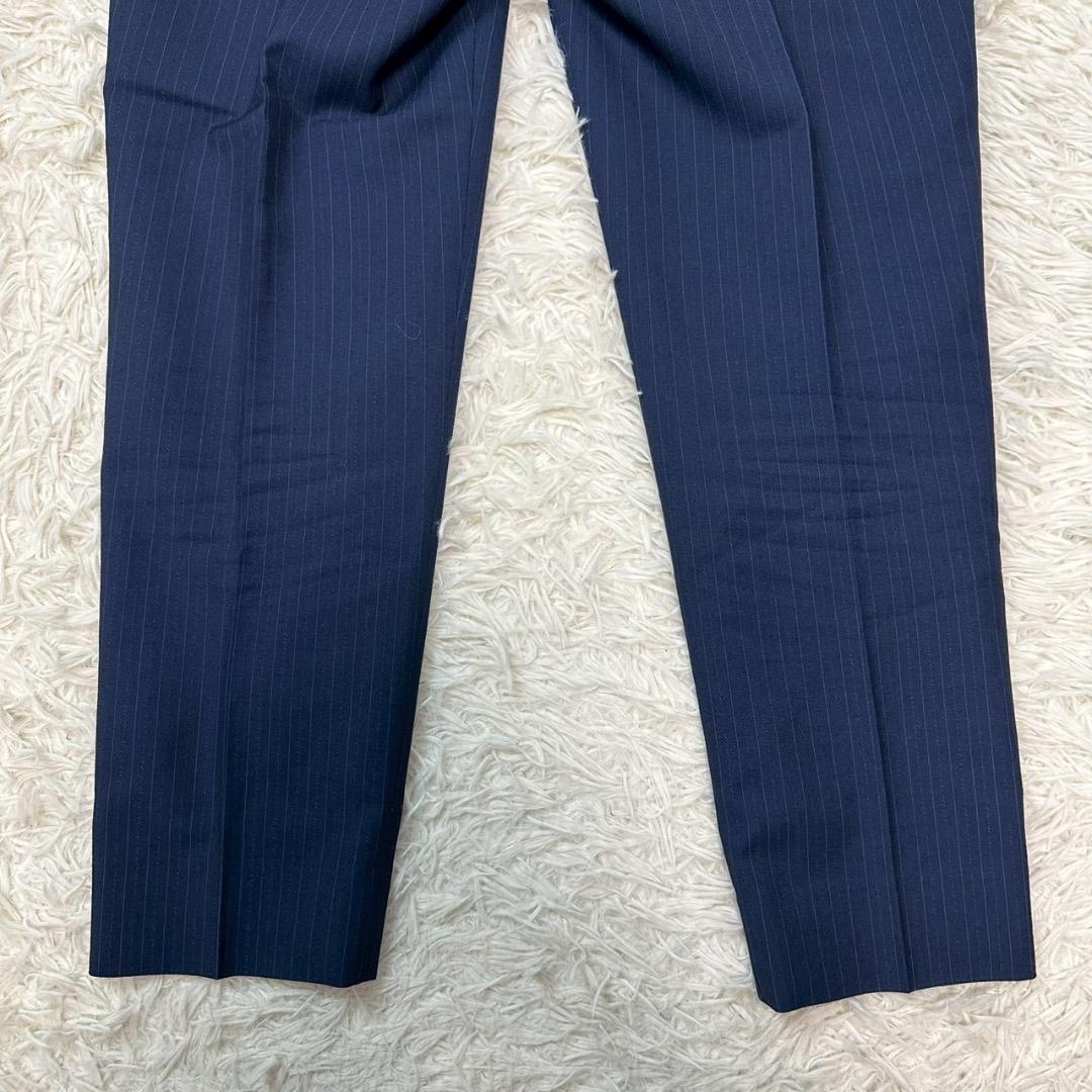 オリヒカ RHYME 洗える ノーカラー 3ピーススーツ Lサイズ ネイビー