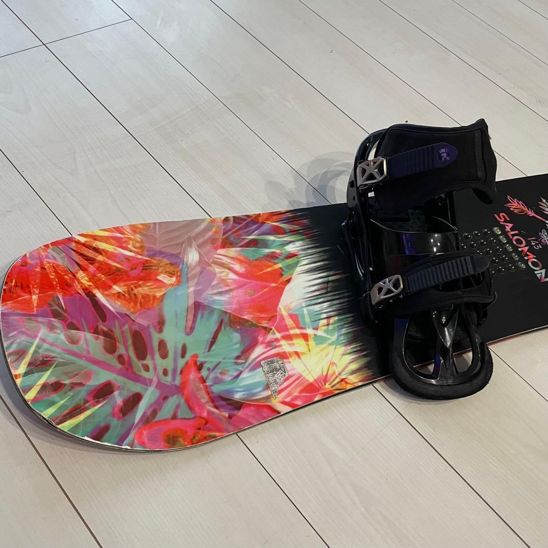 SALOMON DESIREスノーボード BURTON ビンディング付き