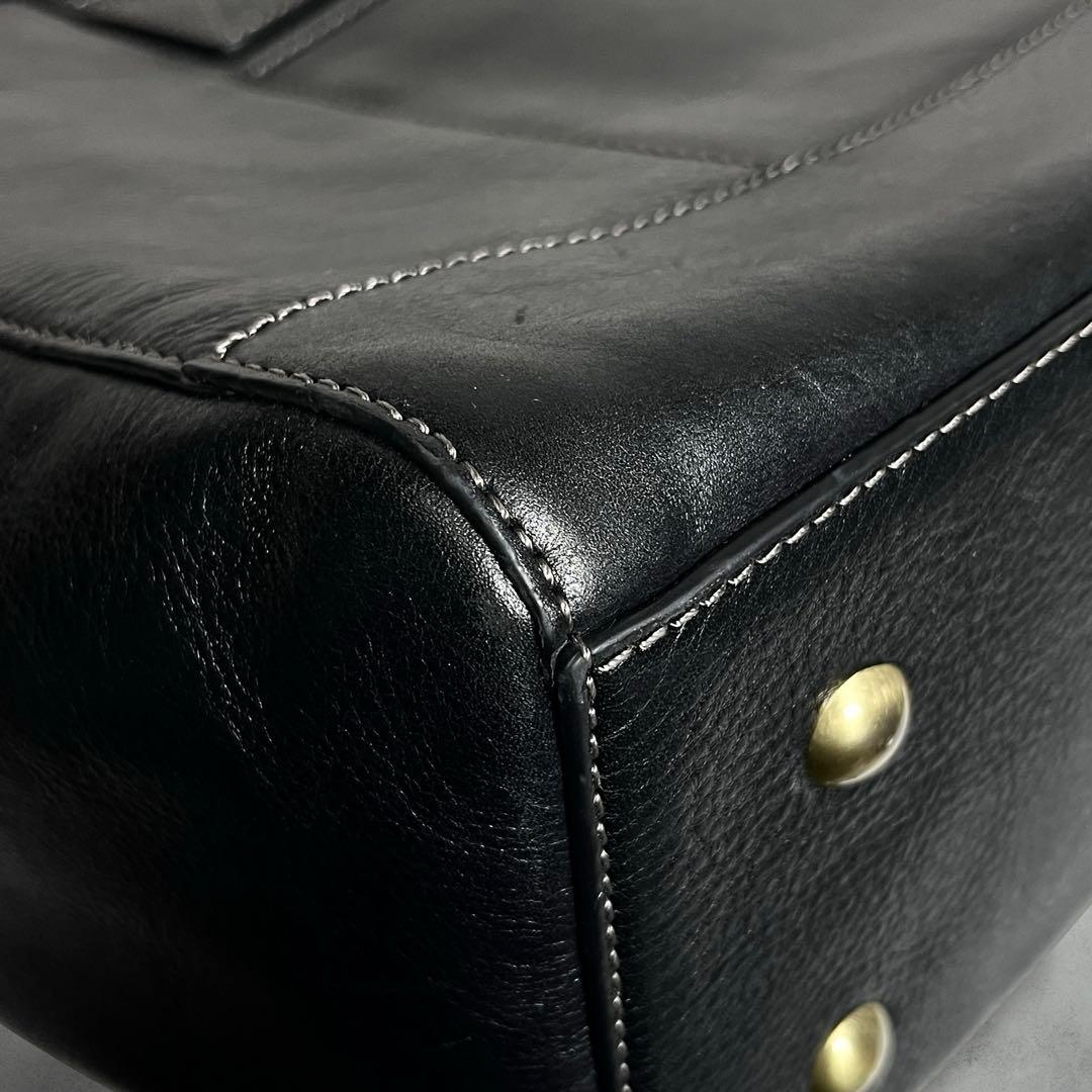 美品✨MORAL CODE オールレザー ビジネス トートバック