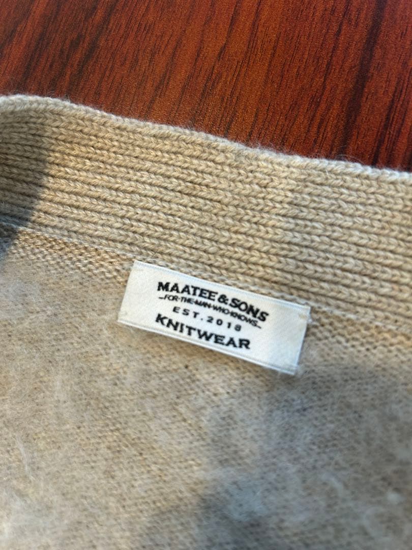 maatee&sons カシミヤカーディガン　サイズ3