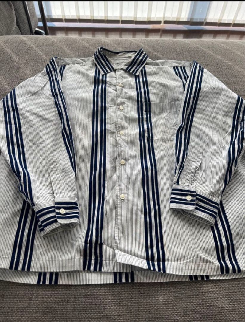 90s COMME des GARCONS HOMMEストライプシャツ藤原ヒロシ