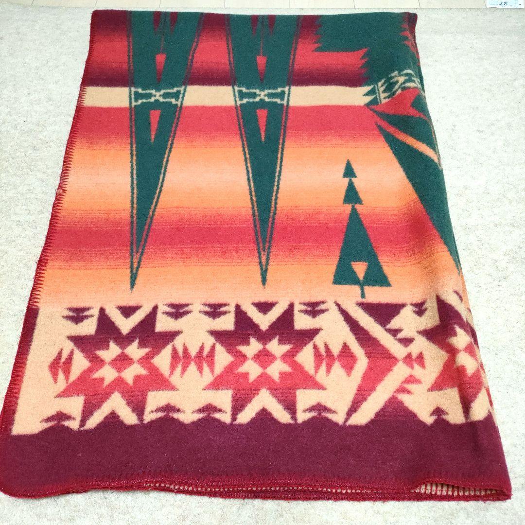 ラルフローレン アウトドアブランケット 140×200 ウール 100%