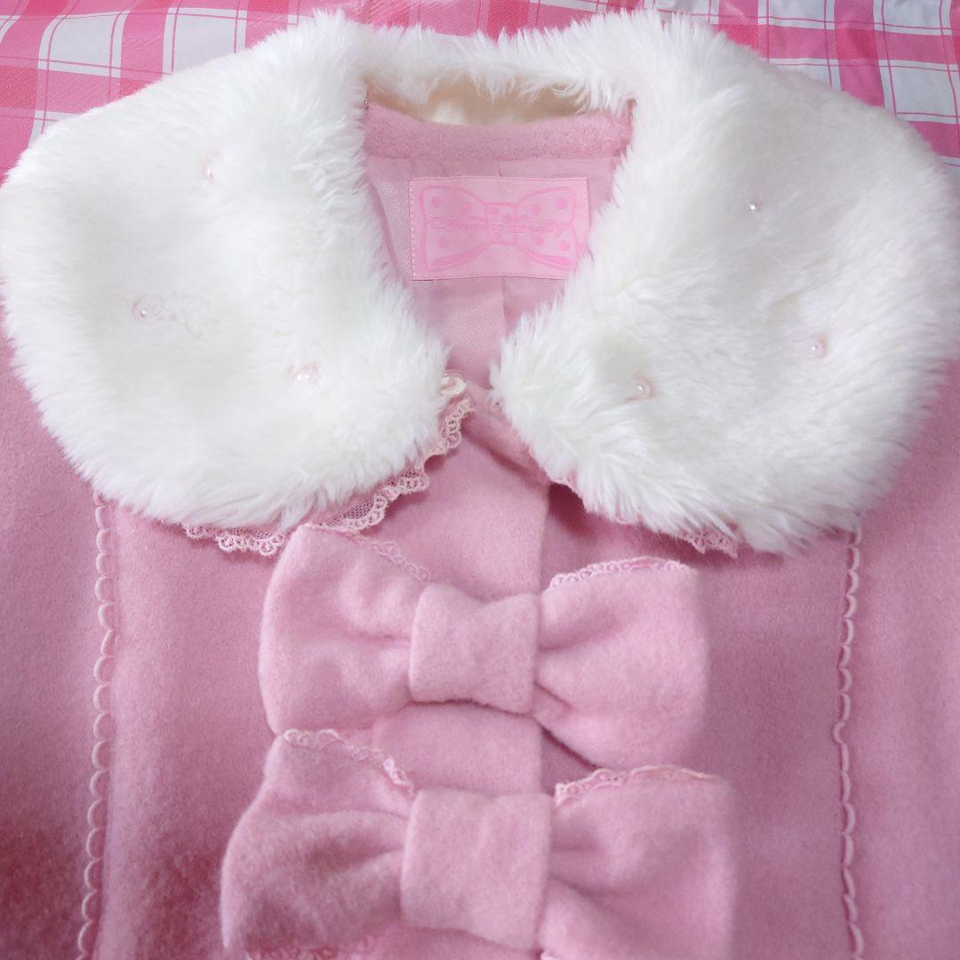 Angelic Pretty トリプルリボン コート ピンク