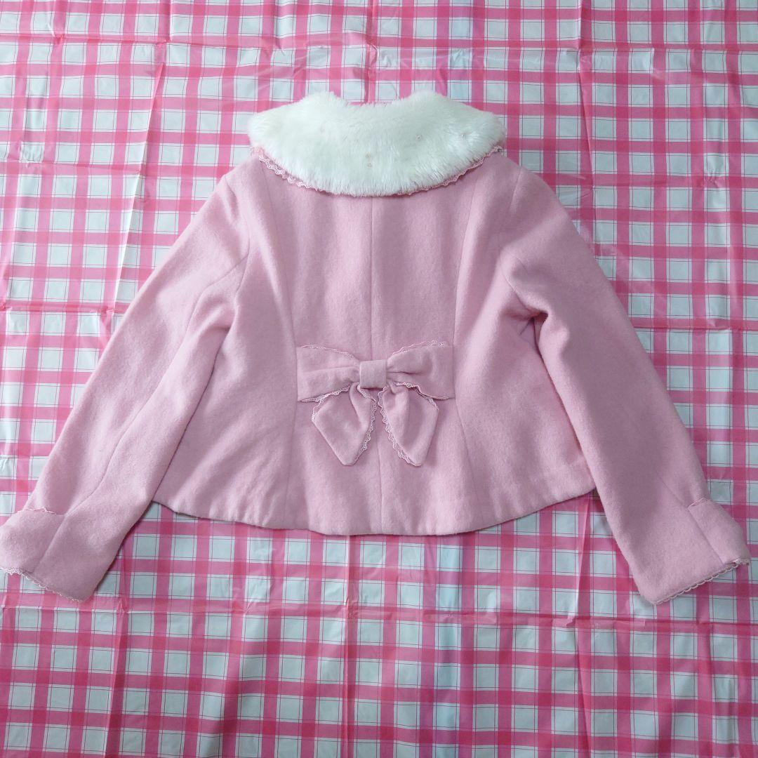 Angelic Pretty トリプルリボン コート ピンク