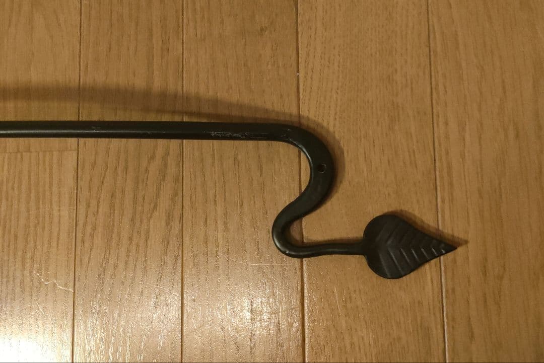 アンティーク アイアン タオルハンガー 幅約79×高さ約5cm ロング
