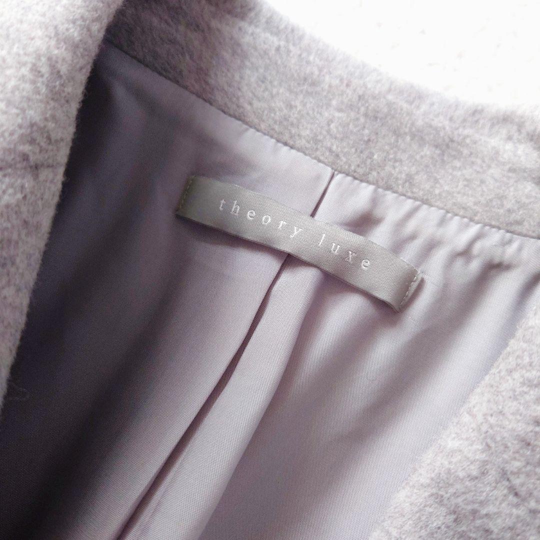theory luxe ウールチェスターコート　Lサイズ グレー