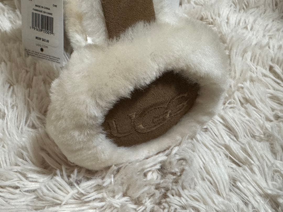 UGG ベージュ シープスキン イヤーマフ