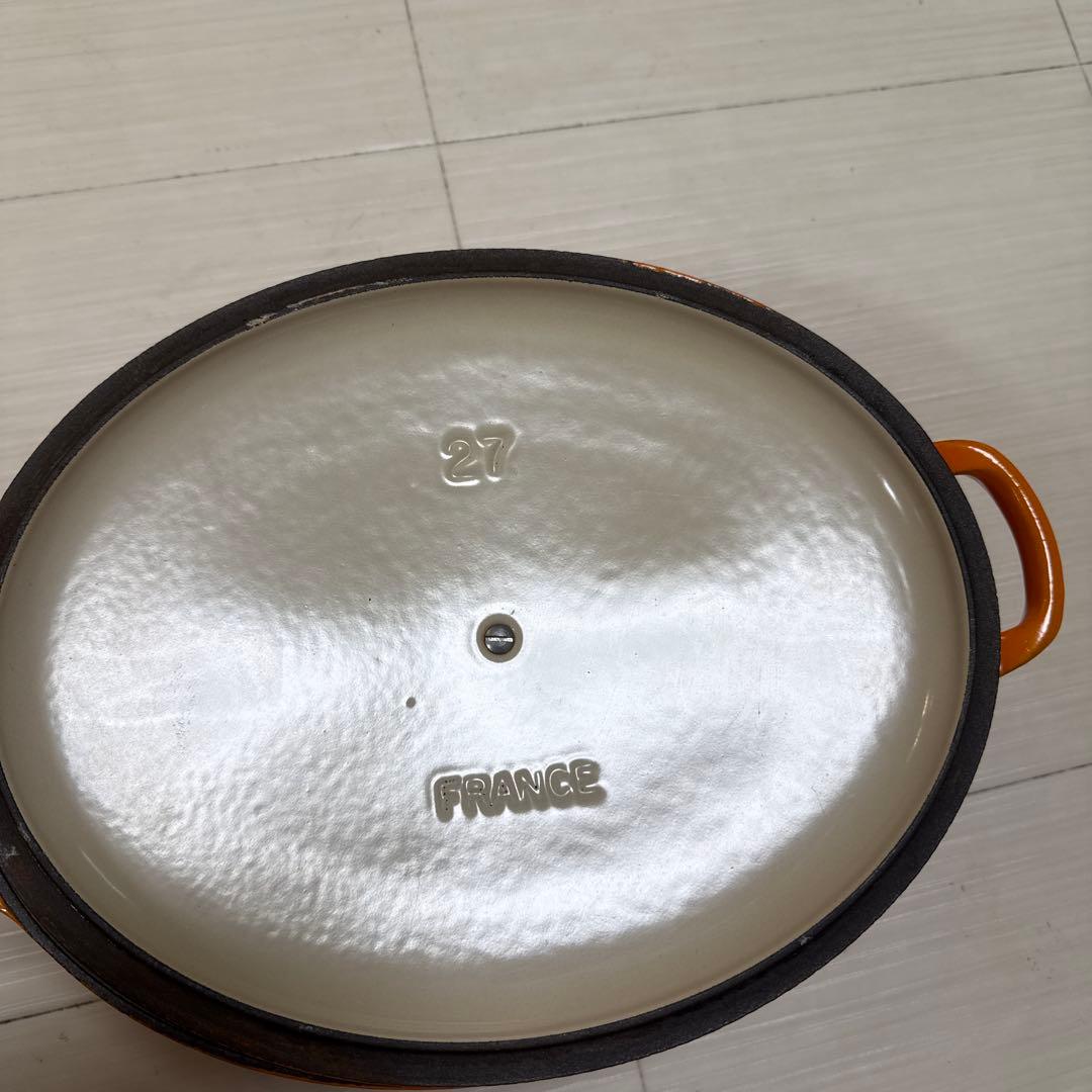 LE CREUSET 鋳鉄鍋 27cm オレンジ