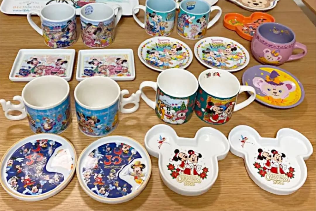 ディズニー スーベニア コップ 皿