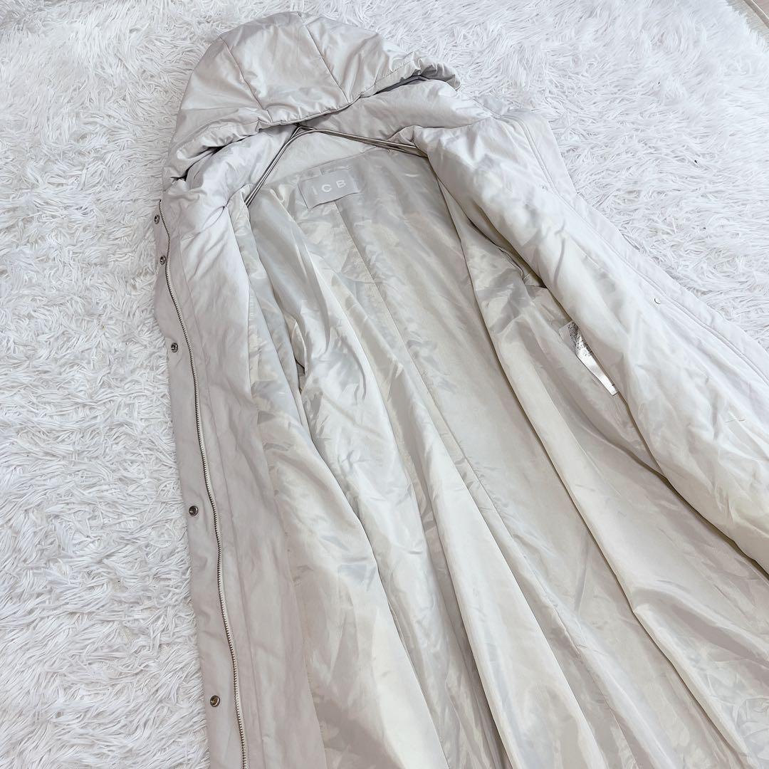 新品 ICB 大きいサイズ 22AW パディングロングコート 2way 近年
